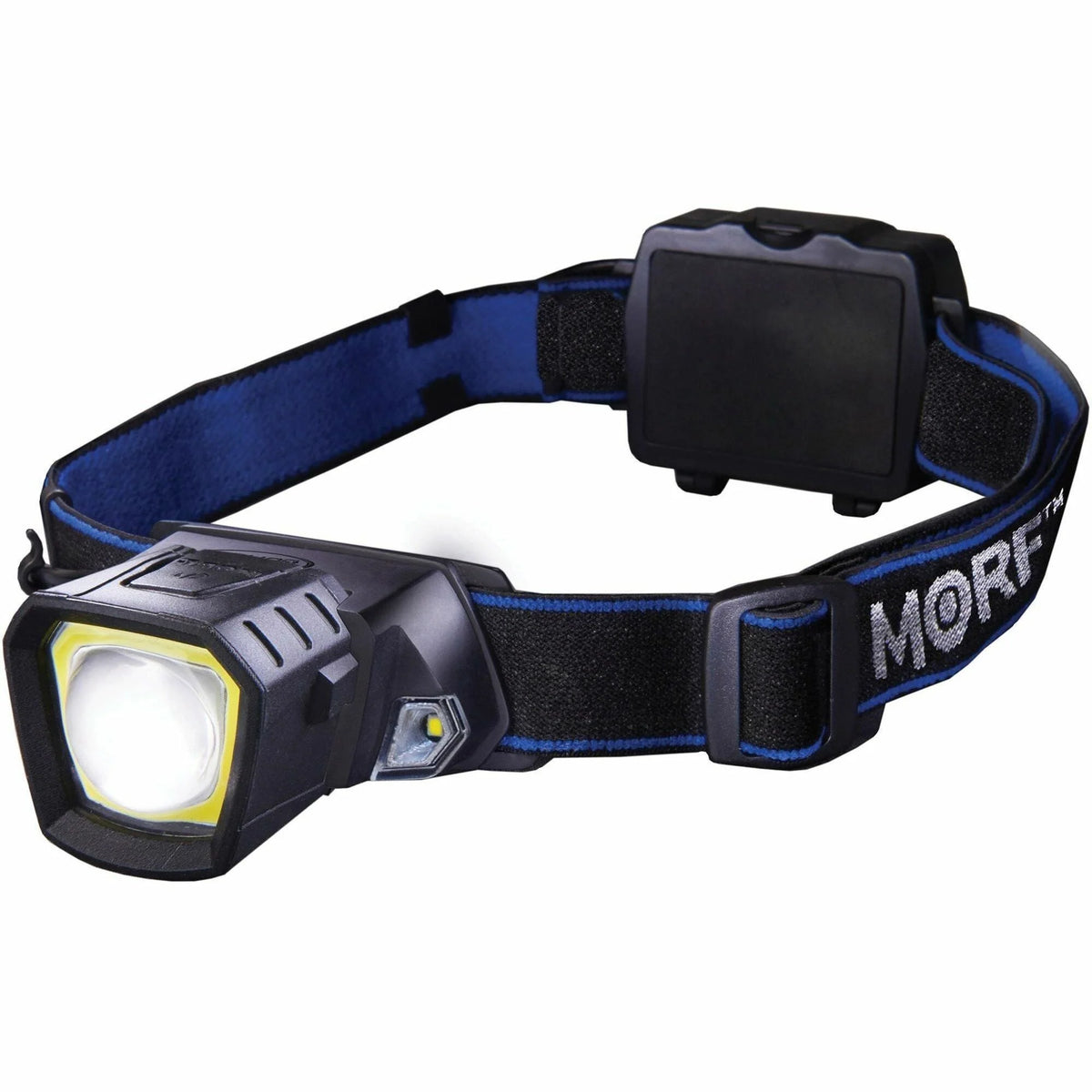 Police Security Removable Light Headlamp with 2 x LED - Black/Blue - Flashlights