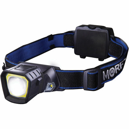 Police Security Removable Light Headlamp with 2 x LED - Black/Blue - Flashlights