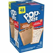 Pop Tarts Variety Pack: Assorted Flavors - 48 Count Box - Snacks