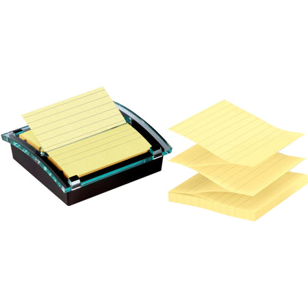 Post-it® 4x4 Note Dispenser: Clear Translucent - 100 Capacity - Adhesive Notes & Dispensers