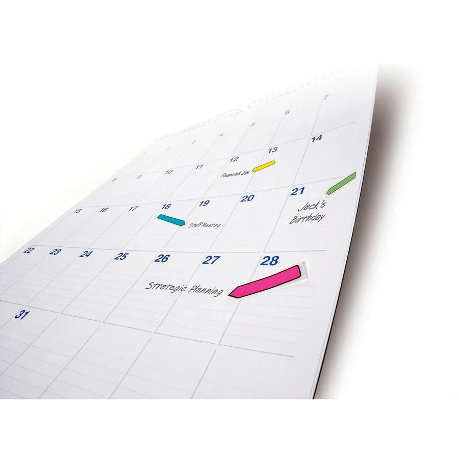 Post-it® Arrow Flags: Colorful 1/2’’ Flags in Pink Blue Yellow Green - Indexing