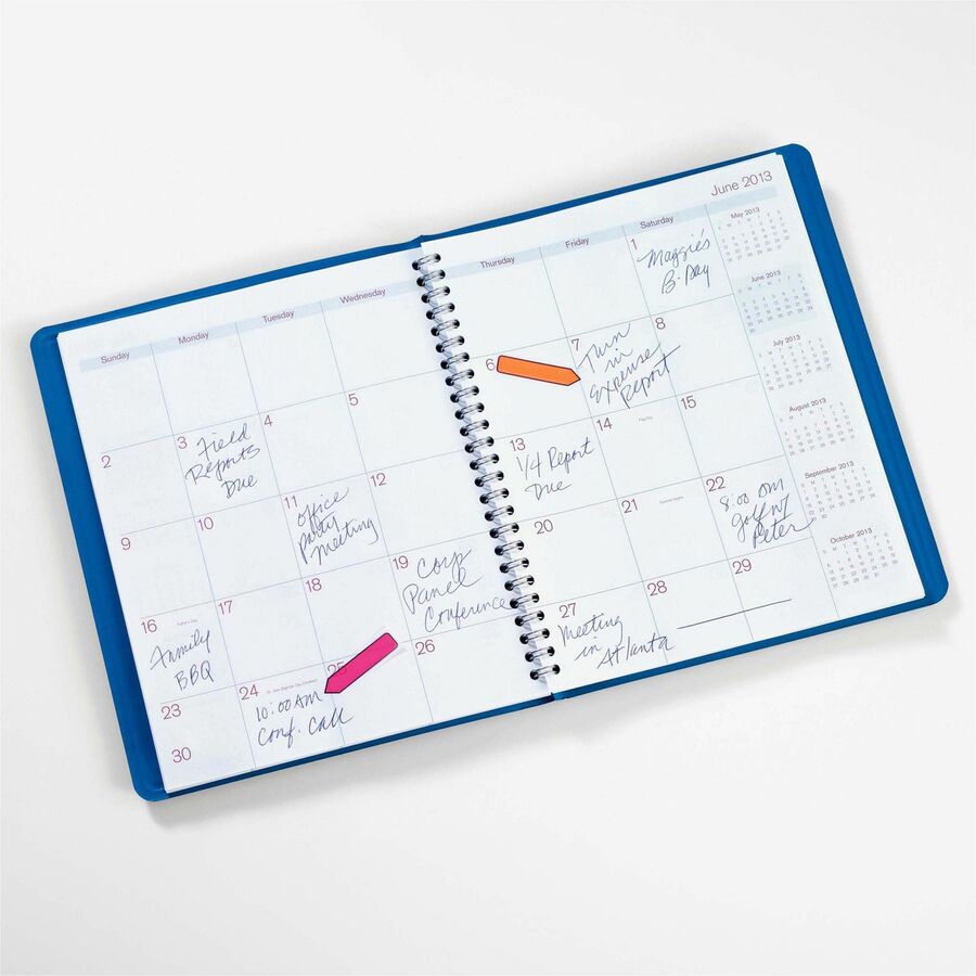 Post-it® Arrow Flags in On-the-Go Dispenser - Bright Colors - Top