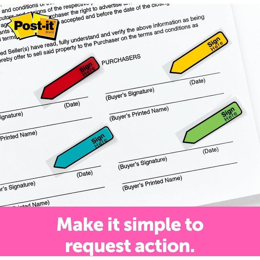 Post-it&reg; Arrow Message Flags - Alternate-Image2