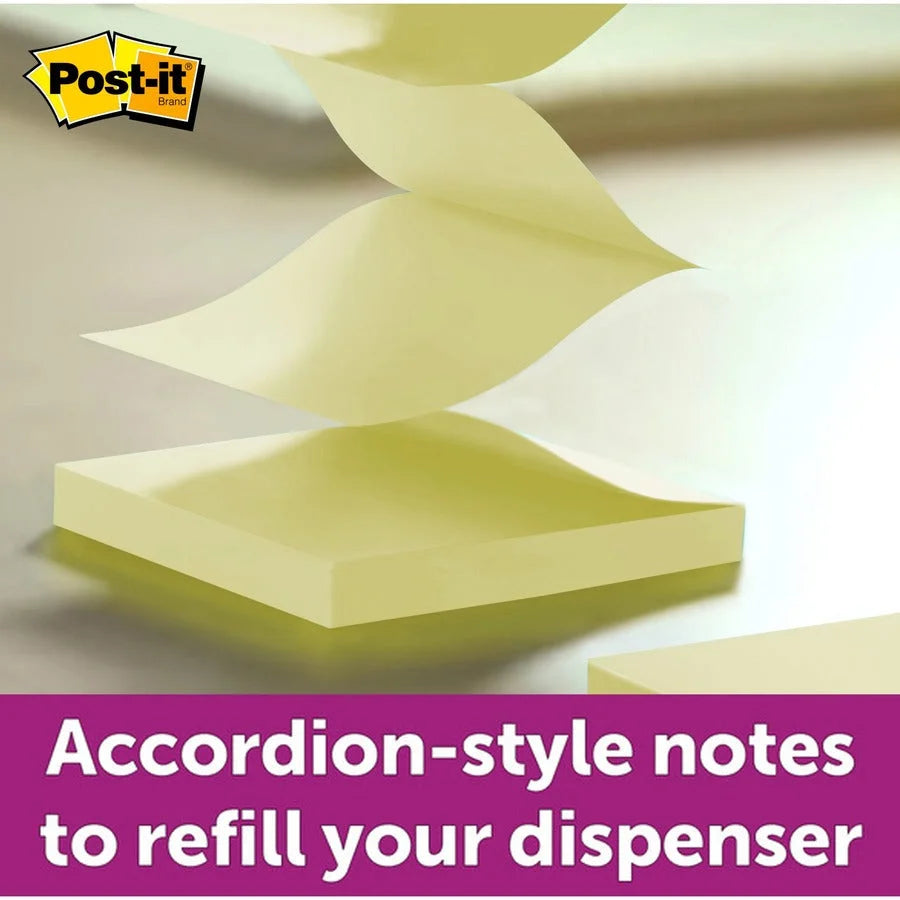 Post-it® Dispenser Notes: Assorted Colors 3x3 Square 100 Sheets per Pad - Adhesive Notes & Dispensers