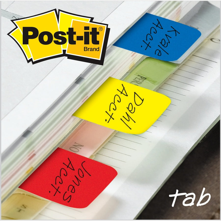 Post-it® Durable Tabs: Write-on Wear Resistant Tabs - 66 Pack - Index Accessories & Page Markers