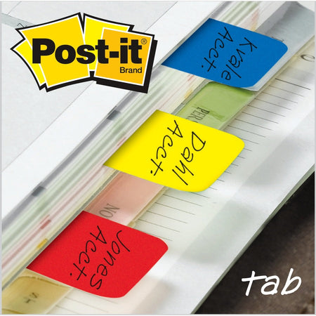 Post-it® Durable Tabs: Write-on Wear Resistant Tabs - 66 Pack - Index Accessories & Page Markers