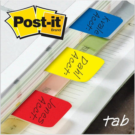 Post-it® Durable Tabs: Write-on Wear Resistant Tabs - 66 Pack - Index Accessories & Page Markers