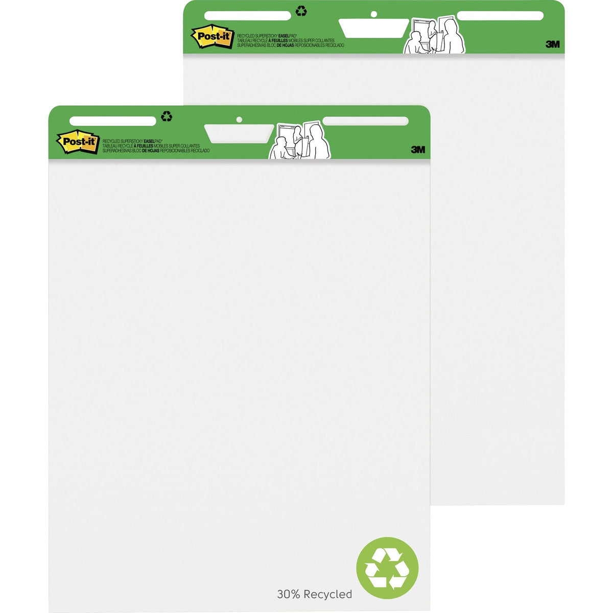 Post-it® Easel Pad with Recycled Paper - 2000