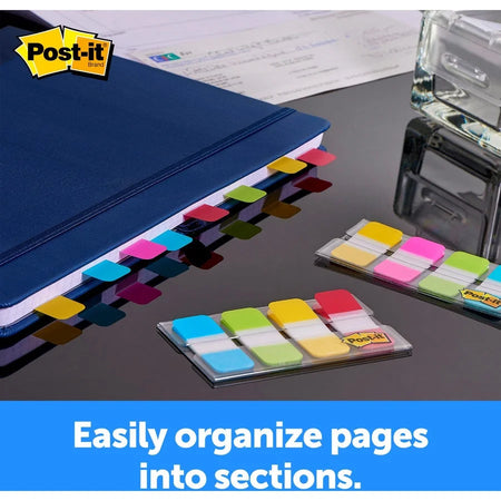 Post-it® Easy Dispenser Tabs - Colorful Self-adhesive - 40 Pack - Index Accessories & Page Markers