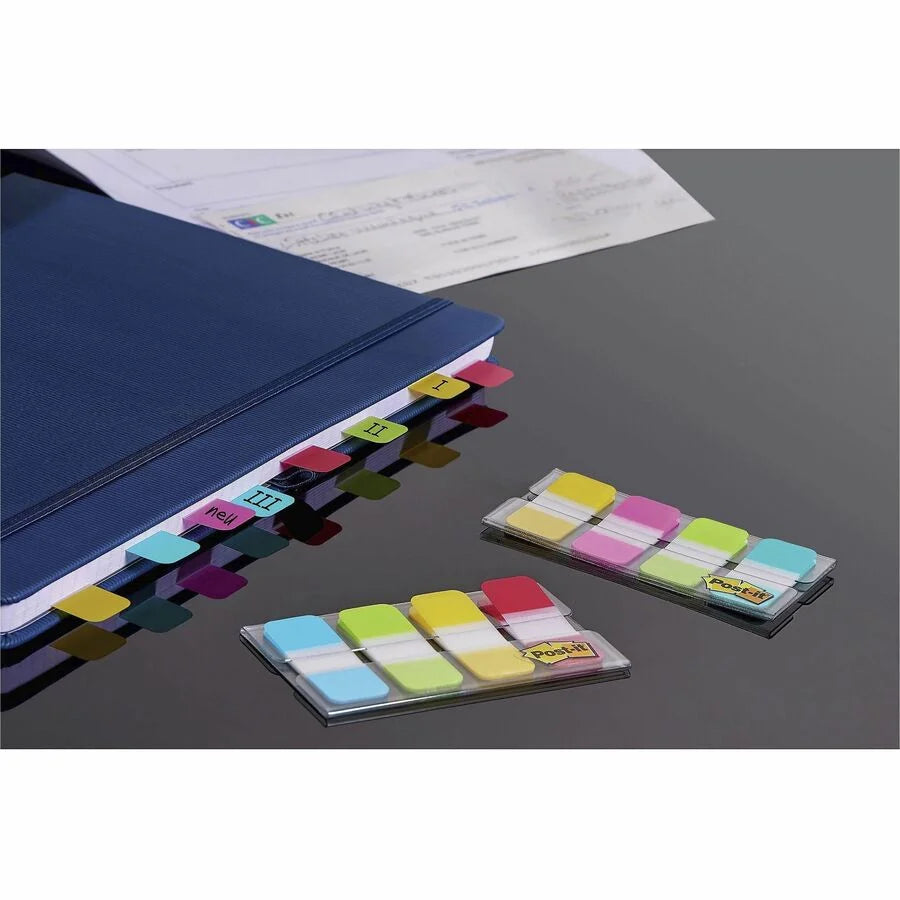 Post-it® Easy Dispenser Tabs - Colorful Self-adhesive - 40 Pack - Index Accessories & Page Markers