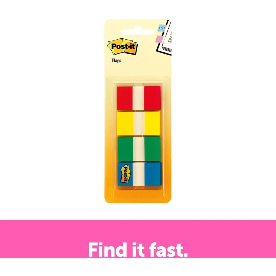 Post-it® Flags: 160-Pack Assorted Colors with Dispenser - Indexing Flags