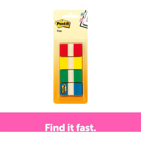 Post-it® Flags: 160-Pack Assorted Colors with Dispenser - Indexing Flags