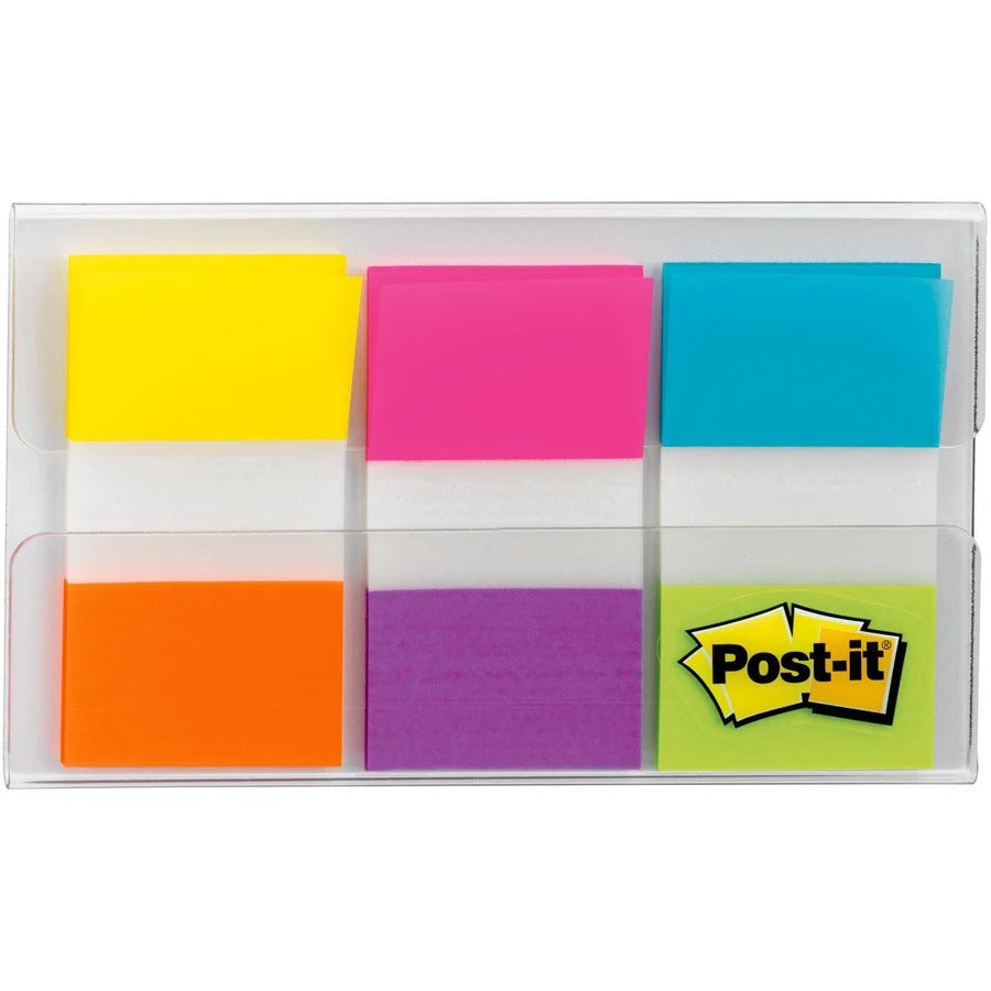 Post-it® Flags: 60-Pack Assorted Colors 1’’ x 1 3/4’’ Self-Adhesive & Removable - Indexing Flags