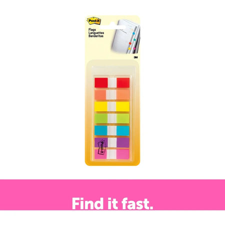 Post-it® Flags On-the-Go Dispenser: 1/2’’ Width x 1 3/4’’ Length - 189 Pack - Indexing