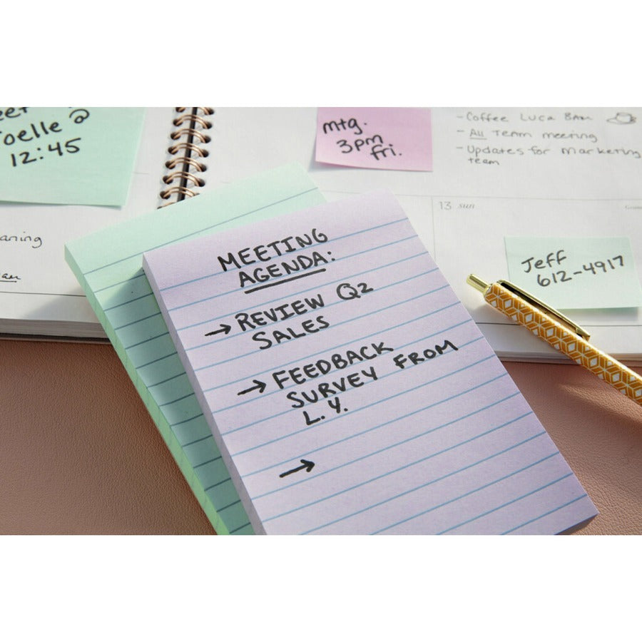 Post-it® Greener Lined Notes - Sweet Sprinkles Color Collection - Alternate-Image3