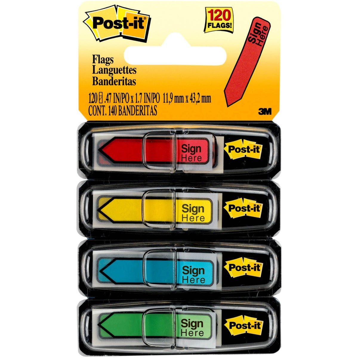 Post-it® Message Flags - 2000