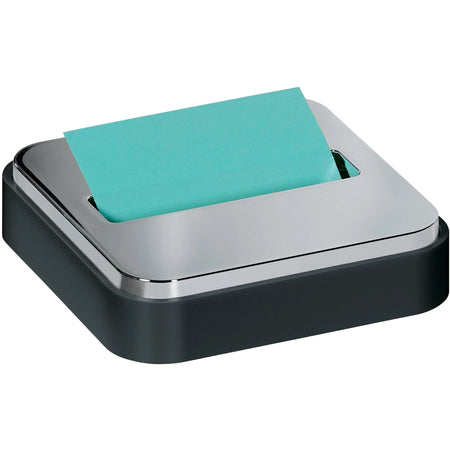Post-it® Note Dispenser: 3x3 Black - Holds 45 Sheets - Adhesive Notes & Dispensers