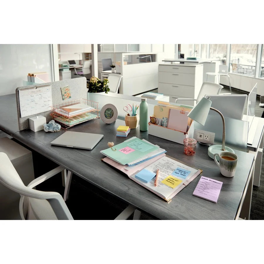 Post-it® Notes Cabinet Pack - 3x3 Square Flags - Canary Yellow - 18 - Adhesive & Dispensers