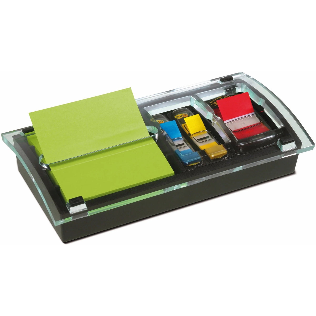 Post-it® Notes & Flag Dispenser: 3x3 Note 1’’ - 100 50 Capacity - Adhesive Dispensers