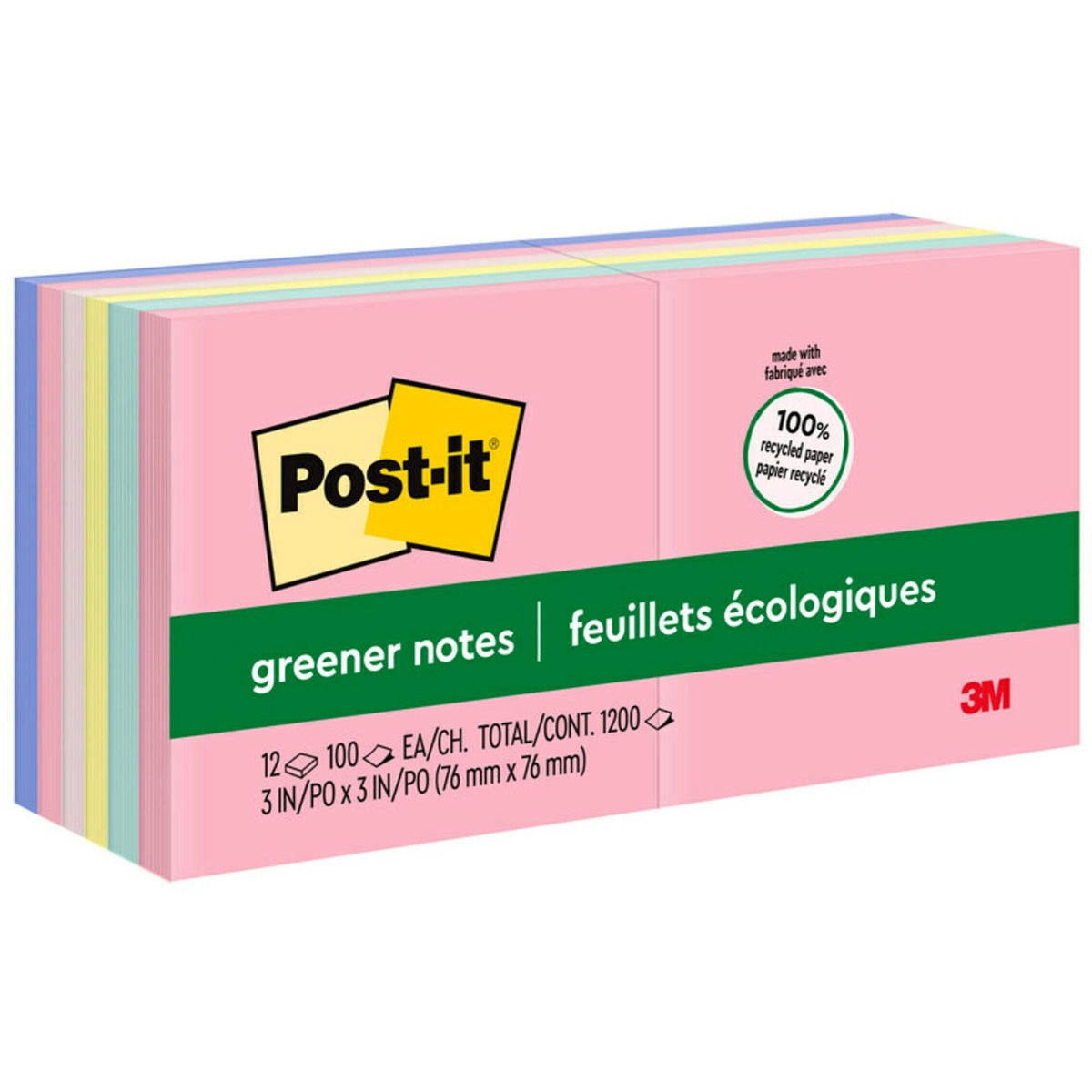 Post-it® Notes Original Notepads - Sweet Sprinkles Color Collection - 2000
