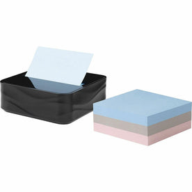 Post-it® Pop-up Note Wave Dispenser - Black 3’’ x - Adhesive Notes & Dispensers