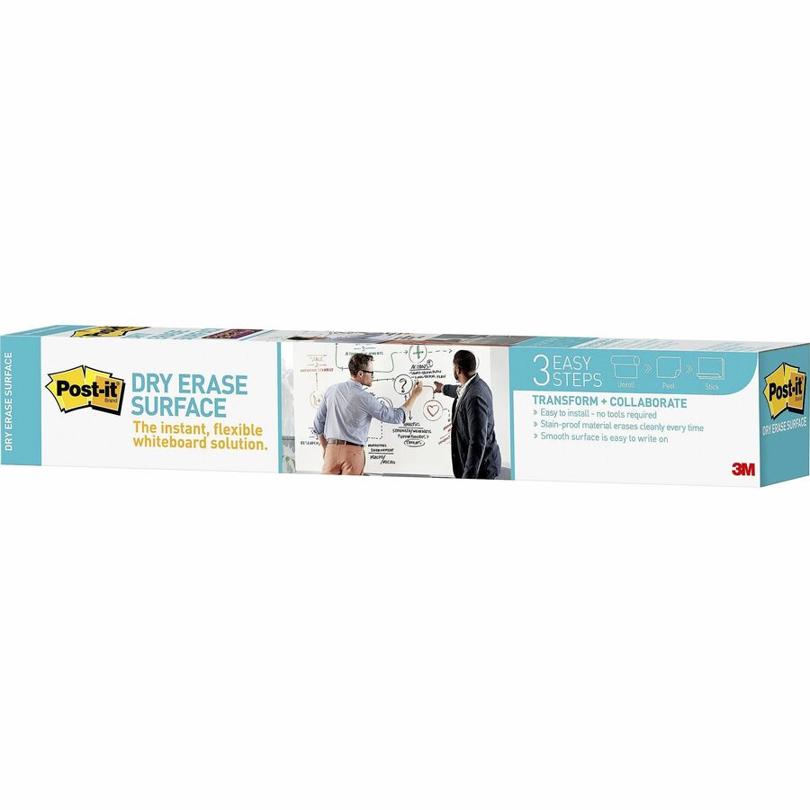 Post-it&reg; Self-Stick Dry-Erase Film Surface - Left