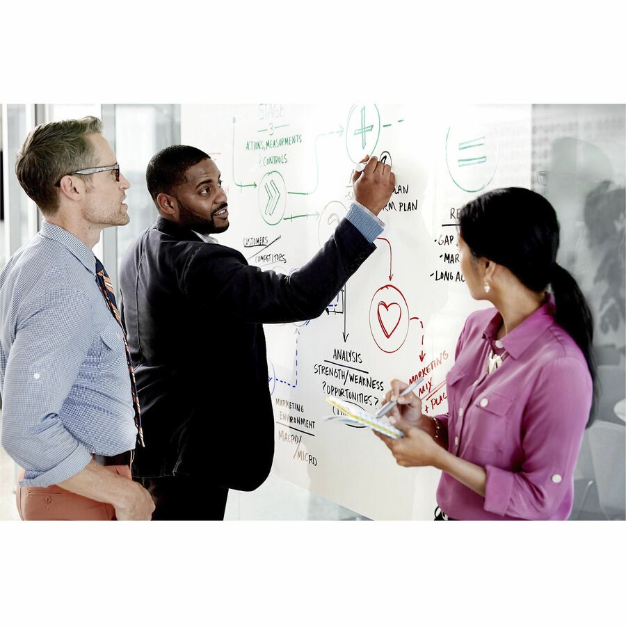 Post-it&reg; Self-Stick Dry-Erase Film Surface - Top