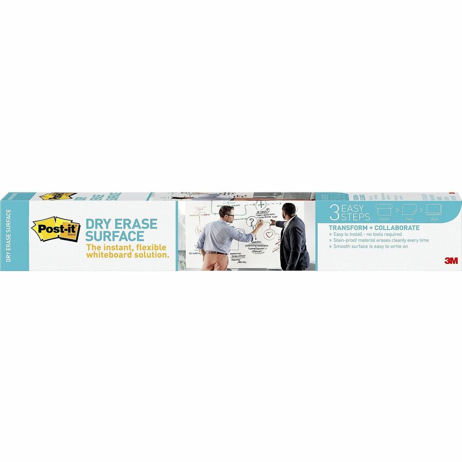 Post-it&reg; Self-Stick Dry-Erase Film Surface - Front