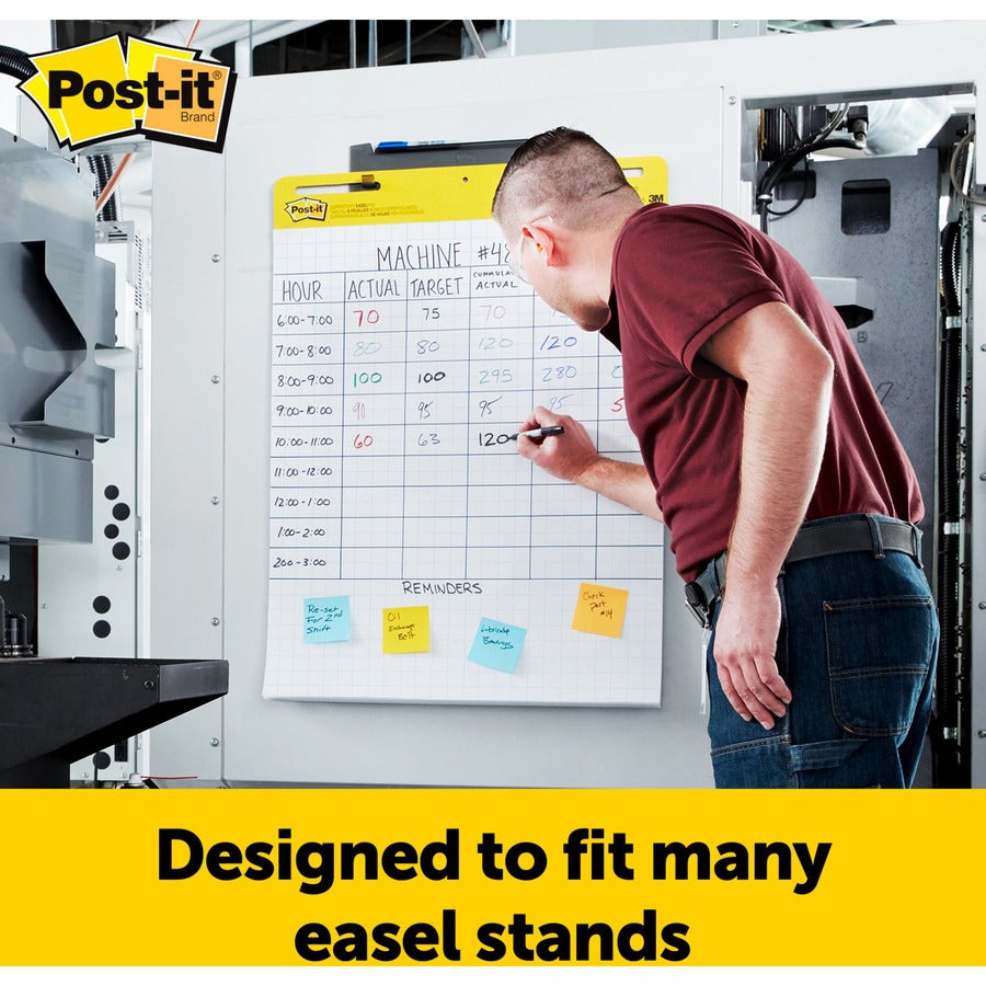 Post-it® Self-Stick Easel Pad Value Pack with Faint Grid - Alternate-Image4