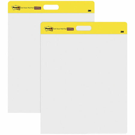 Post-it® Self-Stick Easel Pads: Plain 20 Sheets 20’’ x 23’’ - Sturdy Back - 2/Pack - Pads