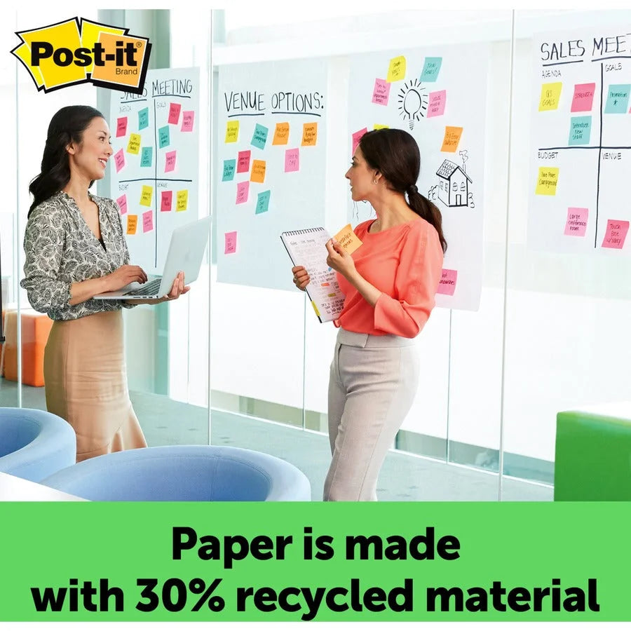 Post-it® Self-Stick Easel Pads: Plain 20 Sheets 20’’ x 23’’ - Sturdy Back - 2/Pack - Pads