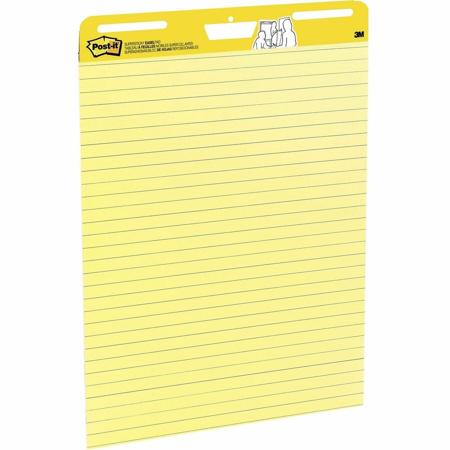 Post-it® Self-Stick Easel Pads with Faint Rule - Right