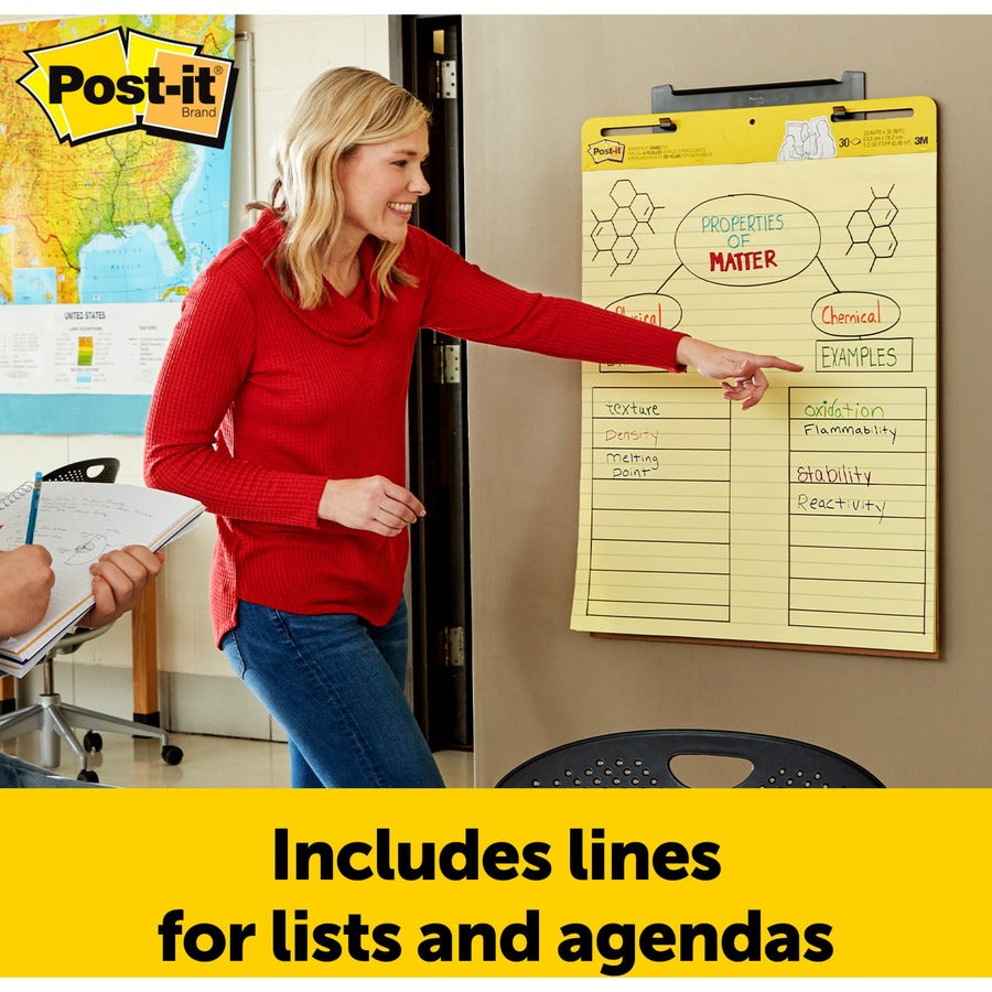 Post-it® Self-Stick Easel Pads with Faint Rule - Alternate-Image2
