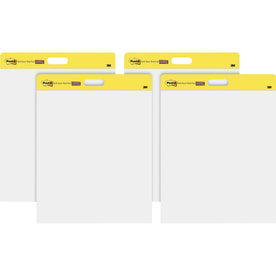 Post-it® Self-Stick Wall Pads: 20 Sheets 20’’ x 23’’ - White Paper - Repositionable - 2/Pack - Easel Pads