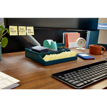 Post-it® Super Sticky Adhesive Notes: 2’’ Square Flags Yellow 90 Sheets - 10 Pack - Notes & Dispensers