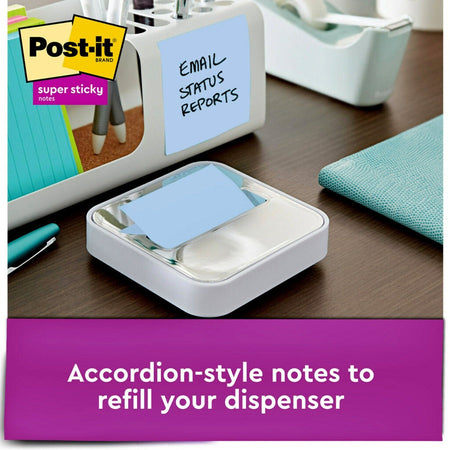 Post-it&reg; Super Sticky Adhesive Notes - Oasis Color Collection - Alternate-Image2
