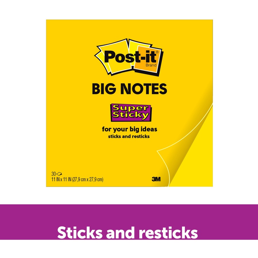 Post-it&reg; Super Sticky Big Notes - Alternate-Image1
