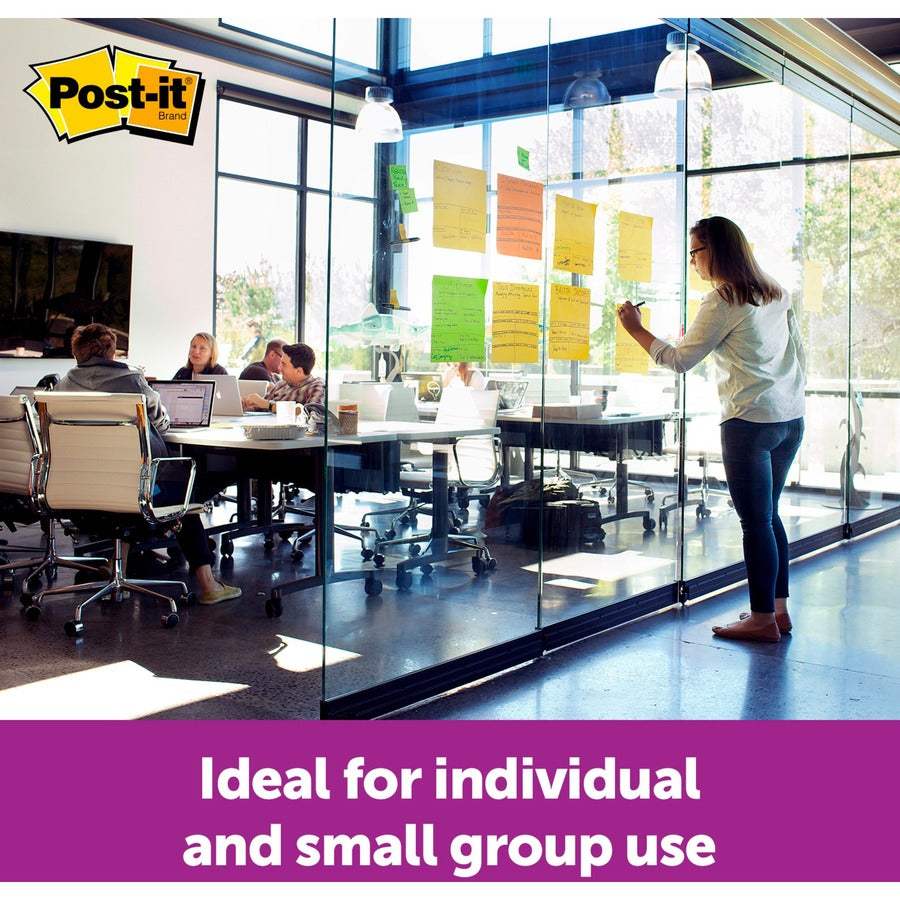 Post-it® Super Sticky Big Notes - Green Square Pads - 30 Sheets - Adhesive & Dispensers