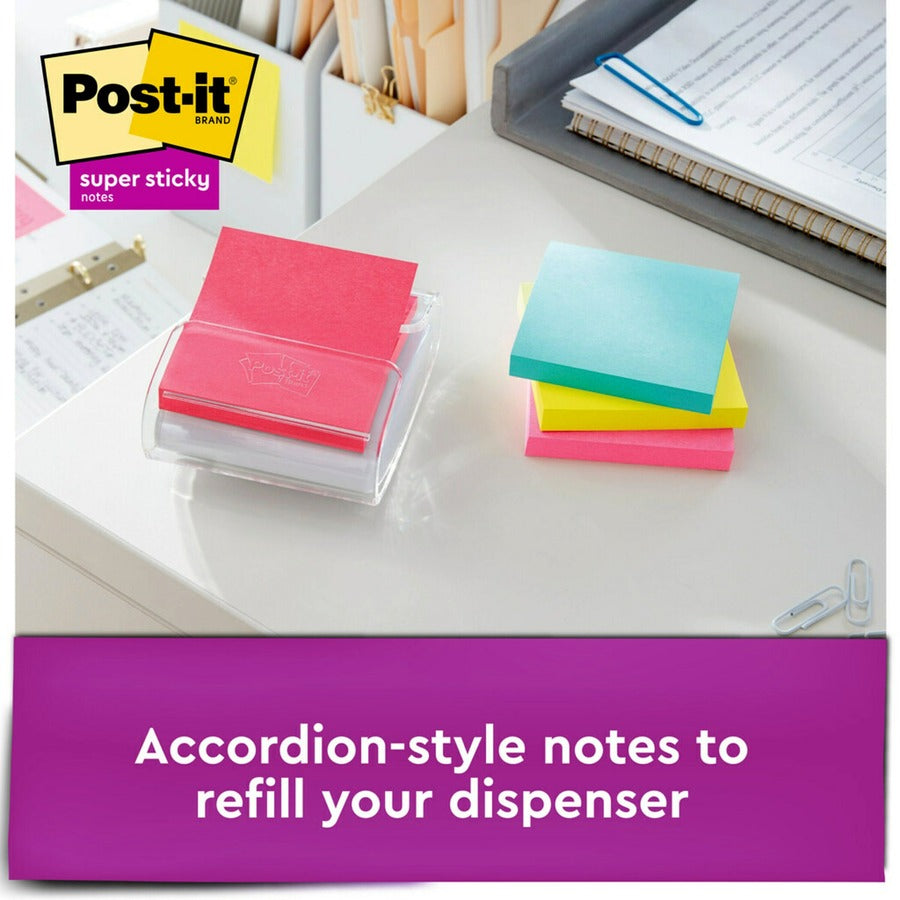 Post-it® Super Sticky Dispenser Notes - Supernova Neons Color Collection - Alternate-Image2