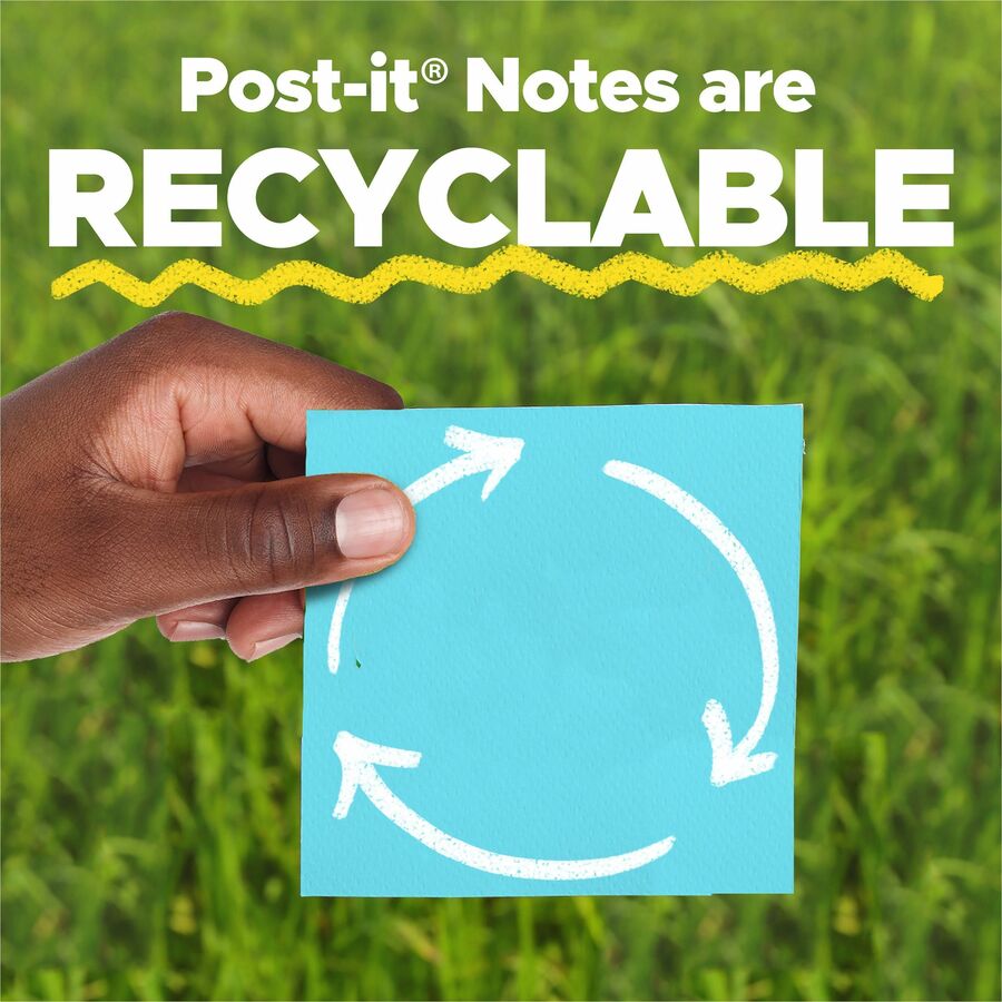 Post-it® Super Sticky Dispenser Notes - Supernova Neons Color Collection - Bottom
