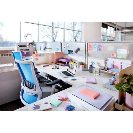 Post-it® Super Sticky Lined Recycled Notes - Wanderlust Pastels Color Collection - Alternate-Image1