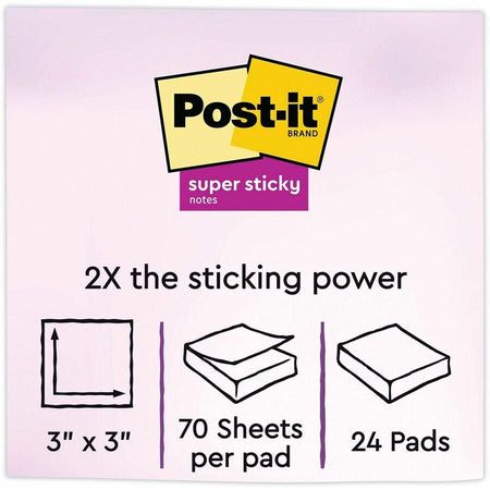 Post-it® Super Sticky Notes Cabinet Pack - Energy Boost Color Collection - Alternate-Image1