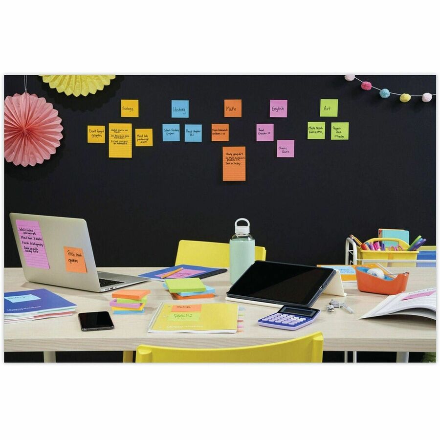 Post-it® Super Sticky Notes Cabinet Pack - Energy Boost Color Collection - Alternate-Image6