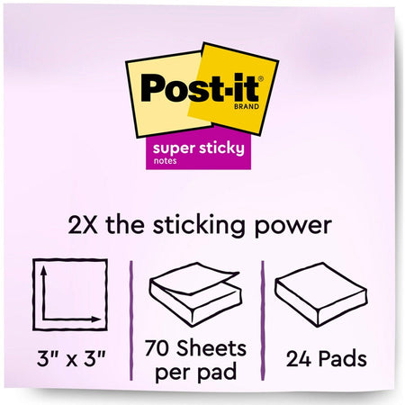 Post-it® Super Sticky Notes Cabinet Pack - Oasis Color Collection - Alternate-Image1