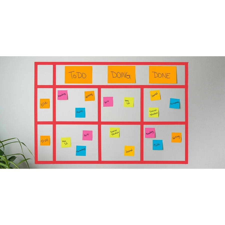 Post-it® Super Sticky Notes: Energy Boost Color Collection - 180 Sheets - 6x8’’ - Unruled - Vital Orange Tropical Pink