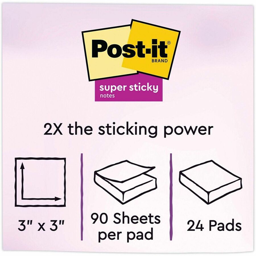 Post-it® Super Sticky Notes - Energy Boost Color Collection - Alternate-Image1