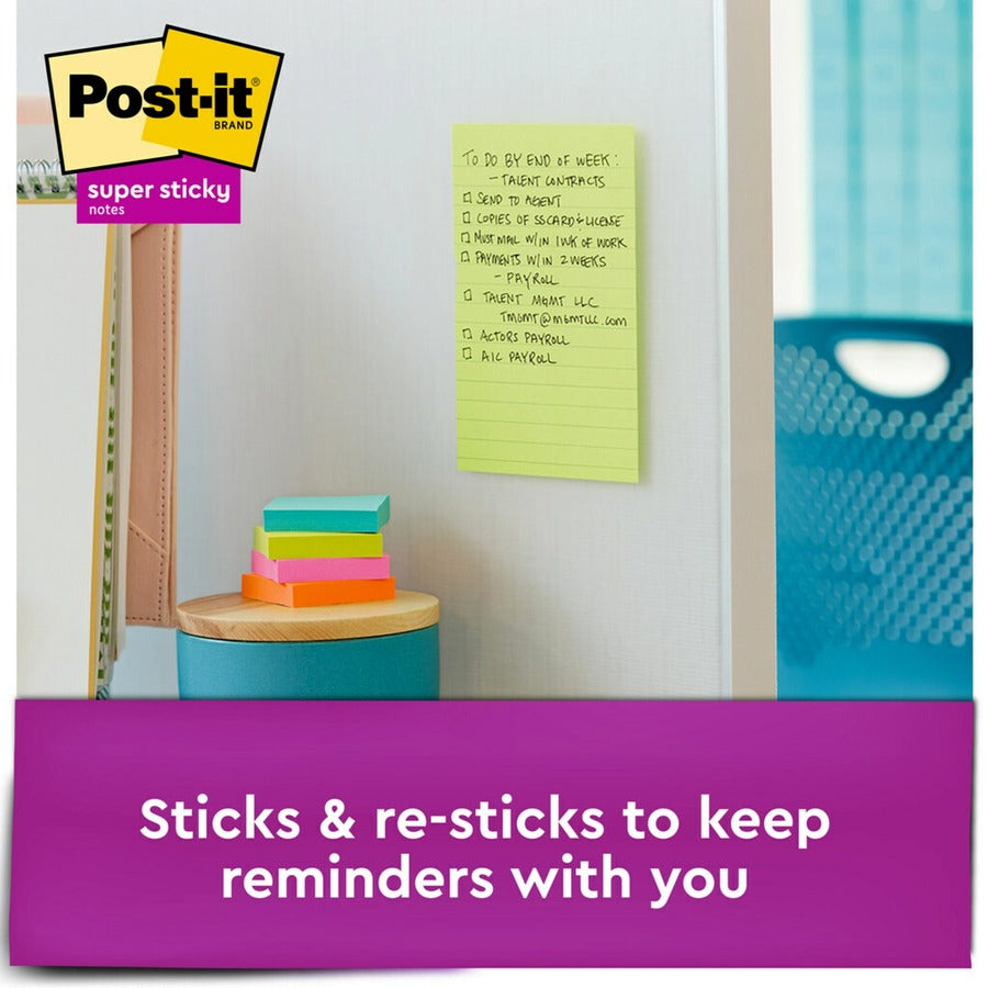 Post-it® Super Sticky Notes - Energy Boost Color Collection - Alternate-Image3
