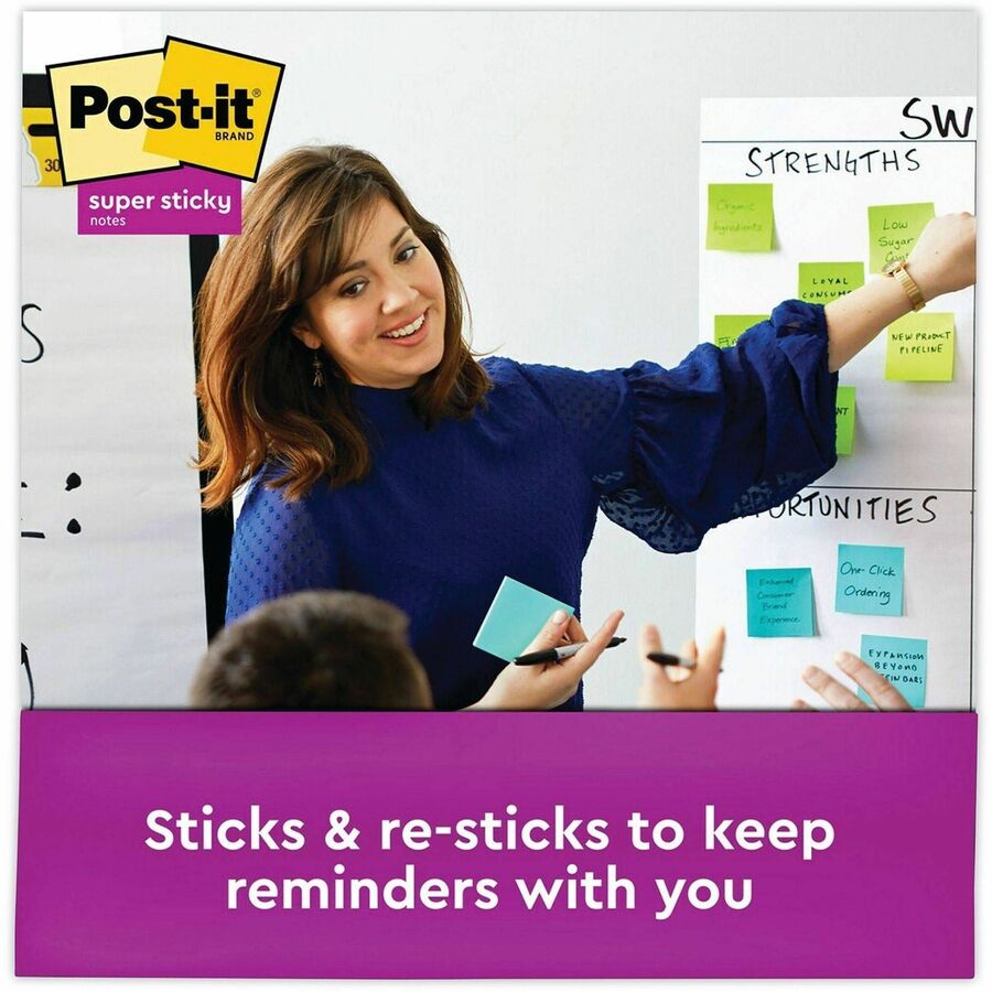 Post-it® Super Sticky Notes - Energy Boost Color Collection - Alternate-Image2