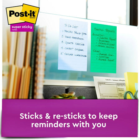 Post-it&reg; Super Sticky Notes - Oasis Color Collection - Alternate-Image2