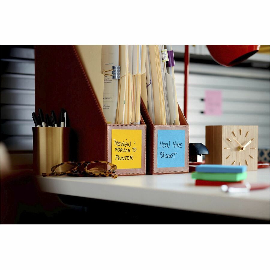 Post-it® Super Sticky Notes - Playful Primaries Color Collection - Left